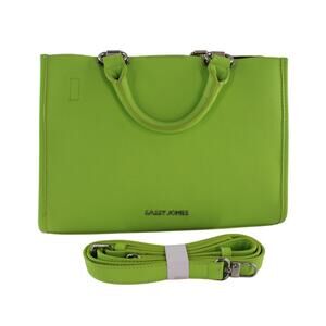 Sassy Jones Vibrant Green Medium Tote Crossbody Handbag #SJ81